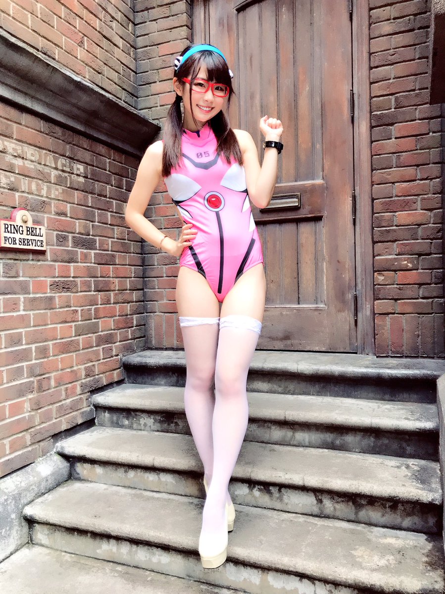 しおりん 社長モデル エヴァンゲリオン 真希波 マリ イラストリアスの ハロウィンコスプレ ハロウィン ハロウィン衣装 エヴァ エヴァンゲリオン 真希波マリイラストリアス