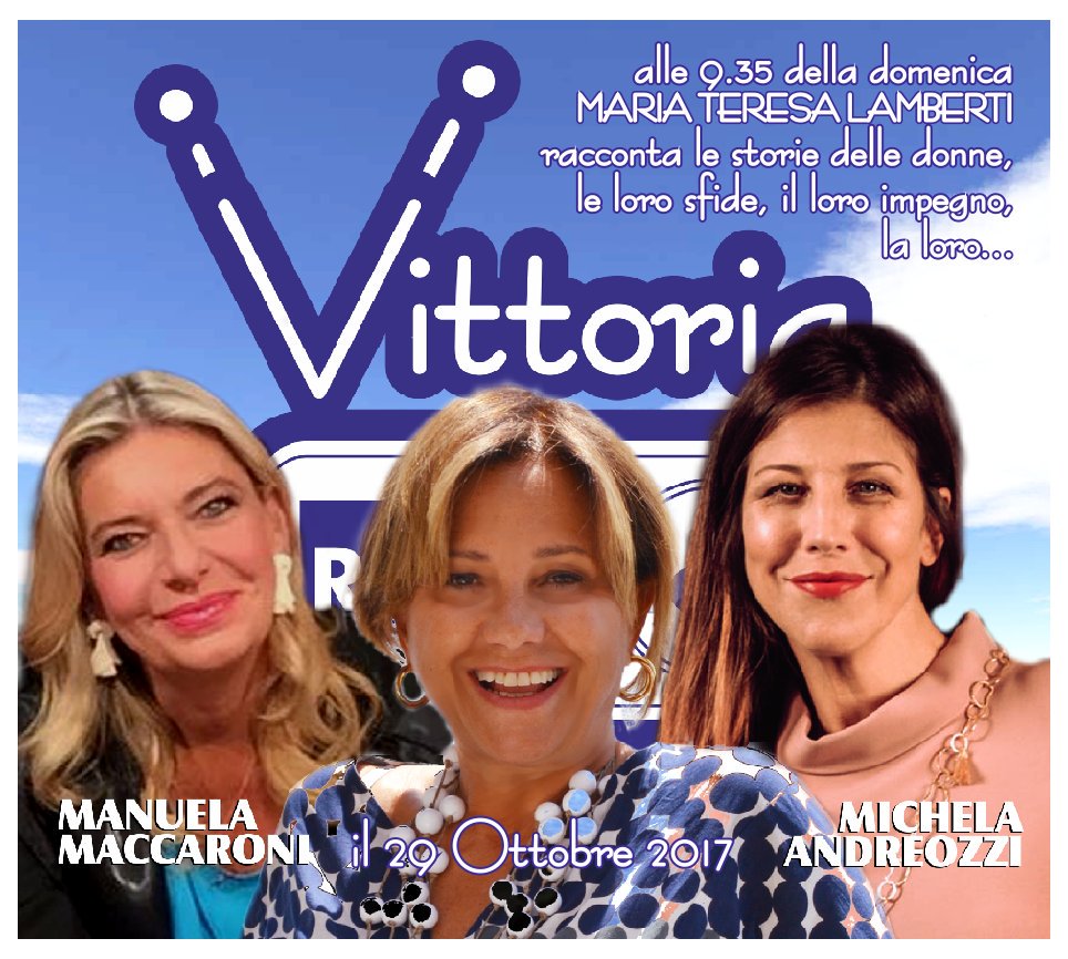 mt_lamberti's tweet photo. famiglia, maternità, adozione:
alle 9.35 @VittoriaRadio1 l'avv. Manuela Maccaroni @AvvMMaccaroni e l'attrice Michela Andreozzi @la_andreozzi https://t.co/0rW5ftTXBS