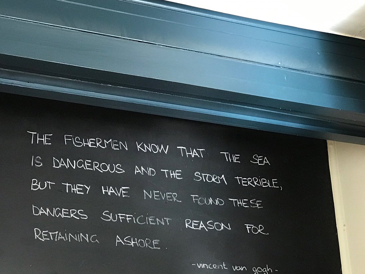 Just back from Holy Island and this on wall in favourite pub in the world #crown&amp;anchor. Big week ahead so this is my banner across it #doit