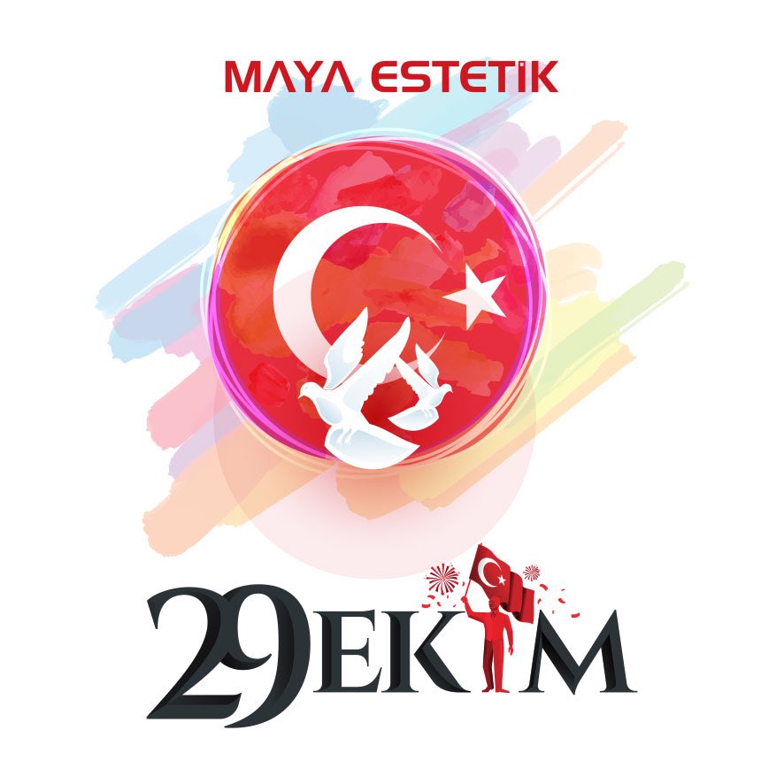 Maya_Estetik's tweet photo. 29 Ekim Cumhuriyet Bayramımız kutlu olsun! 🎉 Yaşasın Cumhuriyet! 🇹🇷 #29Ekim1923 https://t.co/zo8SKv3b7r