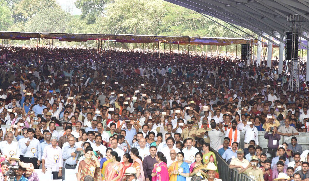 narendramodi's tweet image. Sharing my speech at the public meeting at Ujire in Karnataka. nm-4.com/thl5