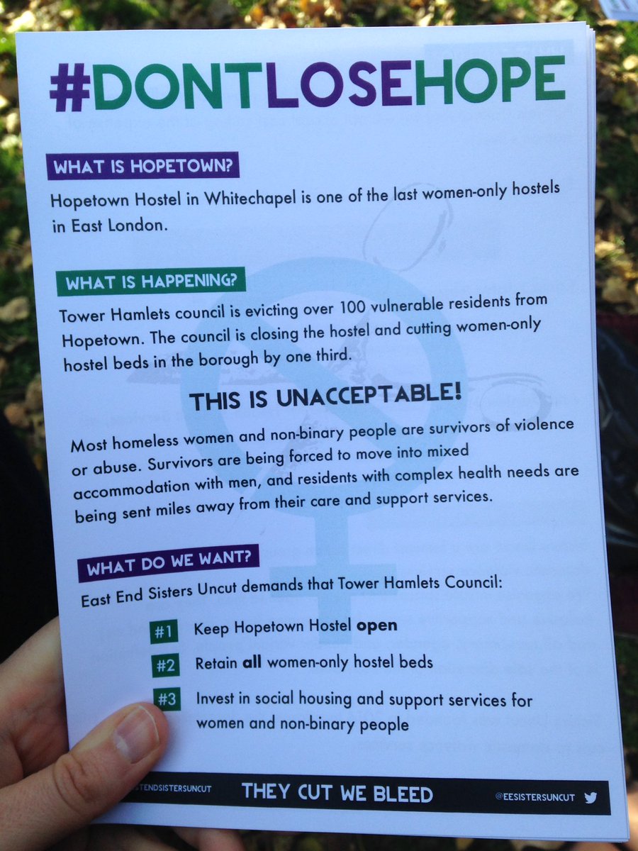 gaptoothmusic's tweet photo. Why @eeSistersUncut are hoisting a banner up over Brick Lane today #DontLoseHope #TheyCutWeBleed https://t.co/eks58obUzF