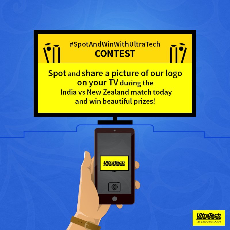 UltraTechCement's tweet photo. Your favourite #SpotAndWinWithUltraTech contest is here! Take part in the simple contest and win exciting prizes! https://t.co/hlgfOTUYBH