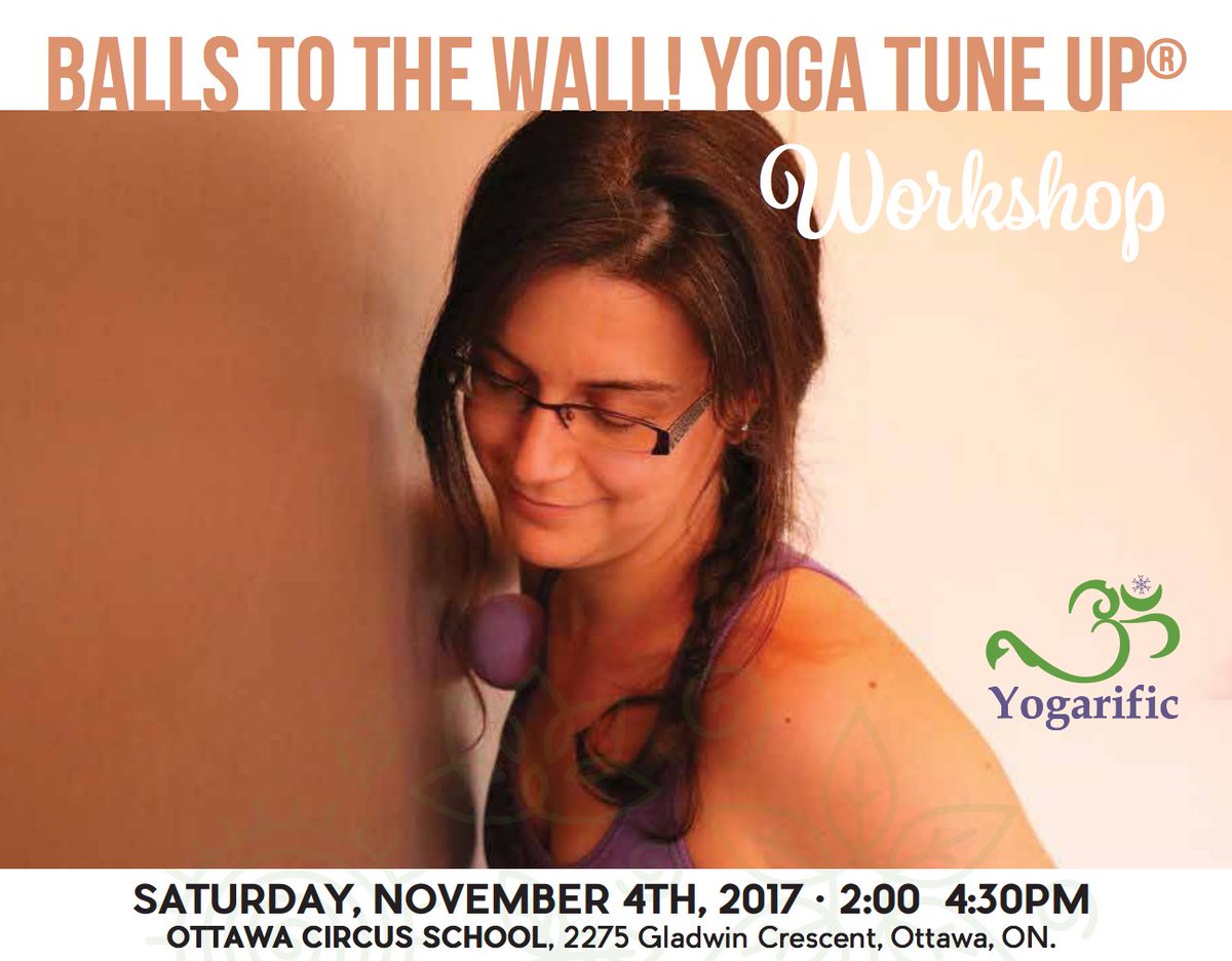 Yogarific's tweet photo. Balls to the Wall! This workshop was created with rock climbers in mind, but will benefit anyone! https://t.co/2qNLQ7wSba https://t.co/RXWOjgnfOO