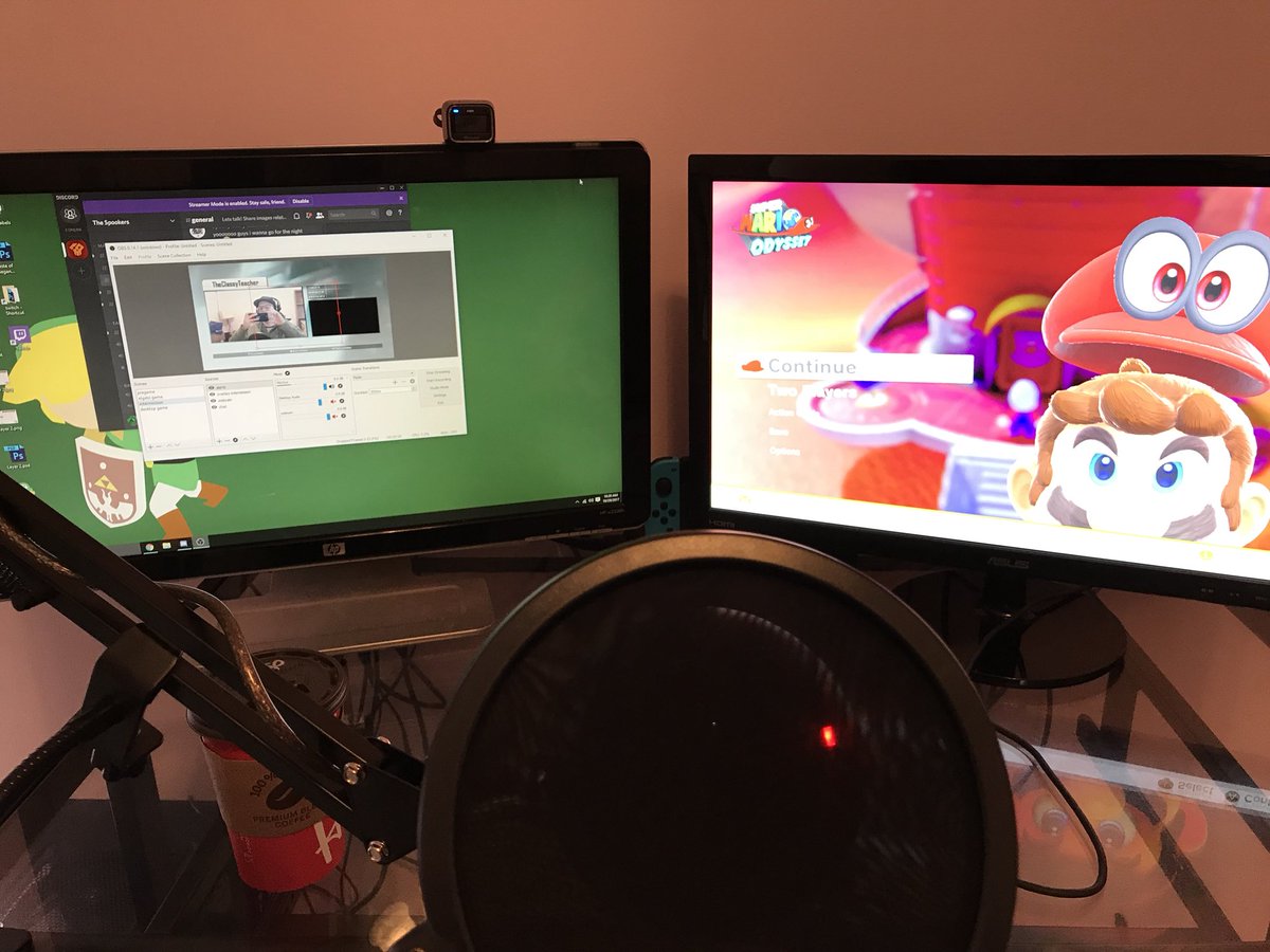 TeacherClassy's tweet image. New setup! Quest to 100 games with super Mario odyssey begins now!
Twitch.tv/theclassyteach…