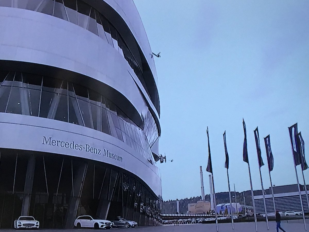 Guillaume_F1's tweet photo. Superb @automoto_TF1 this morning for 50 years of AMG In the company of our friend @jpgagick !!!!!! @MercedesAMG #50YearsofAMG #TF1 https://t.co/hkJBngf3X7