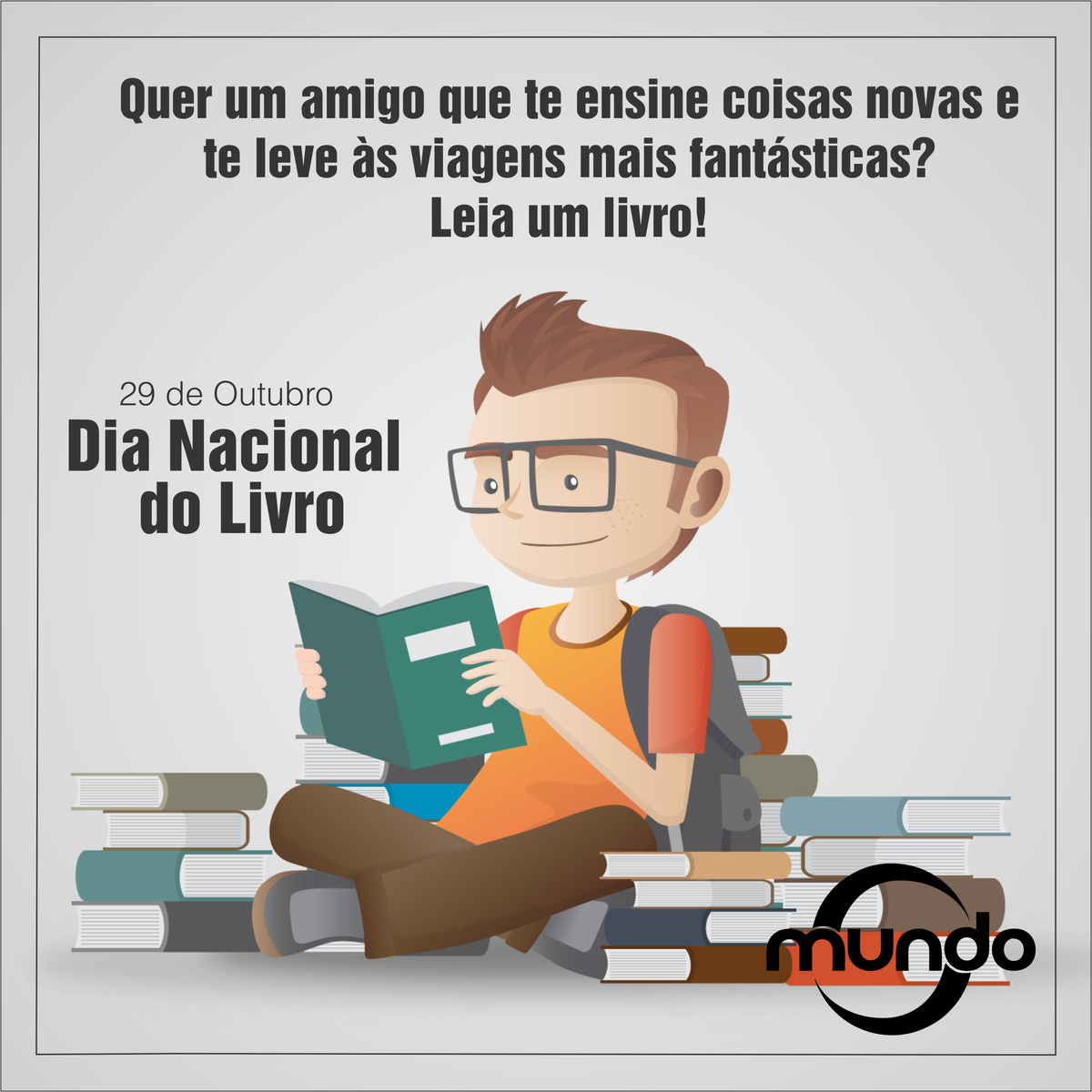 AgenciaMundoCM's tweet photo. 29 de Outubro - Dia Nacional do Livro
#dianacionaldolivro #diadolivro #livro #leitura #agênciamundo https://t.co/gDwxwsZLzK