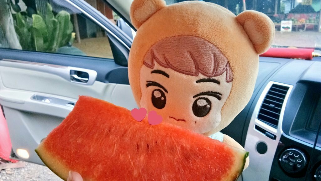 noonzzaram's tweet photo. 🐯พิมัคชอบแตงโม🍉 #marklion #marklee #맠라이언 https://t.co/90nBVrJwzu