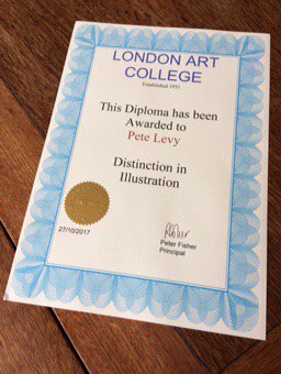 greenlitpete's tweet photo. It's taken me over a year but thank you so much to my excellent tutor Spencer from @LondonArtCol I've learnt so much https://t.co/7RwtsV4sXa