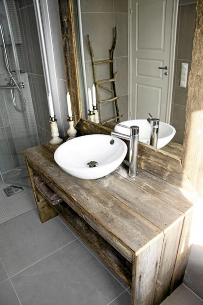 #An #Bathroom #Contrast #Country #In #Like #Modern #Of #Rustic #Sink #Architecture #interiordesign
Please RT: ainteriordesign.com/home-decor/rus…
