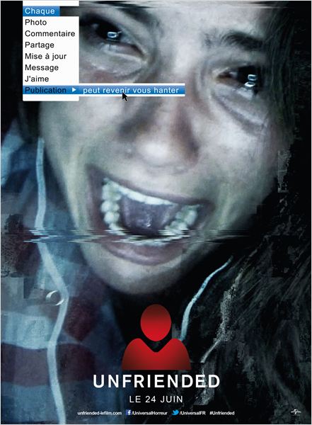 cinetud's tweet photo. Et si votre conférence Skype avec vos amis était le théâtre de phénomène paranormale après la mort d'une fille ? Découvrez #Unfriended ! https://t.co/PXCMYIwWuv