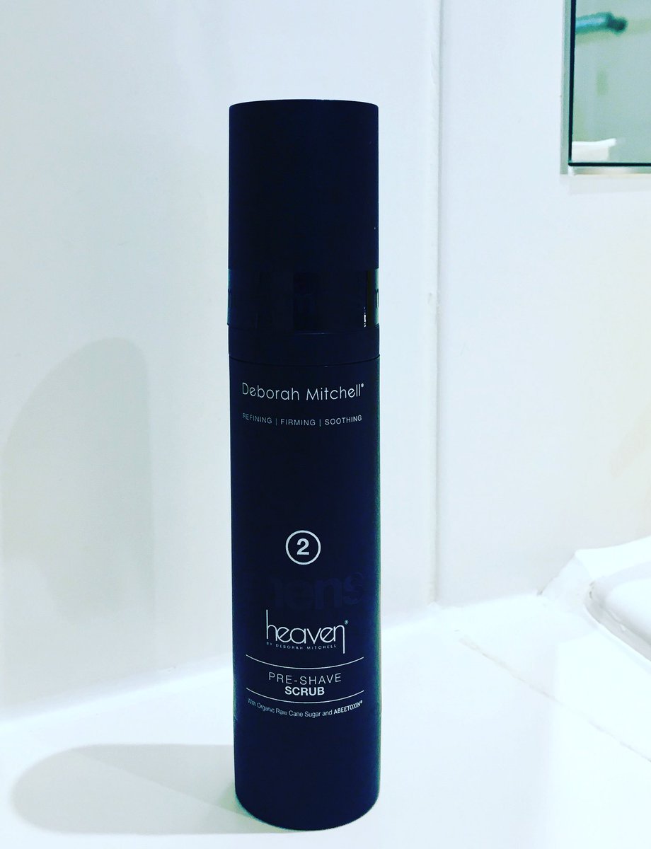 KevinCMcBride's tweet photo. The #PreShaveScrub with Organic Raw Cane Sugar & #ABEETOXINยฎ is now a firm staple in my bathroom. #HeavenMens #MaleGrooming @HeavenMens ๐ค https://t.co/bqCLW39uIN