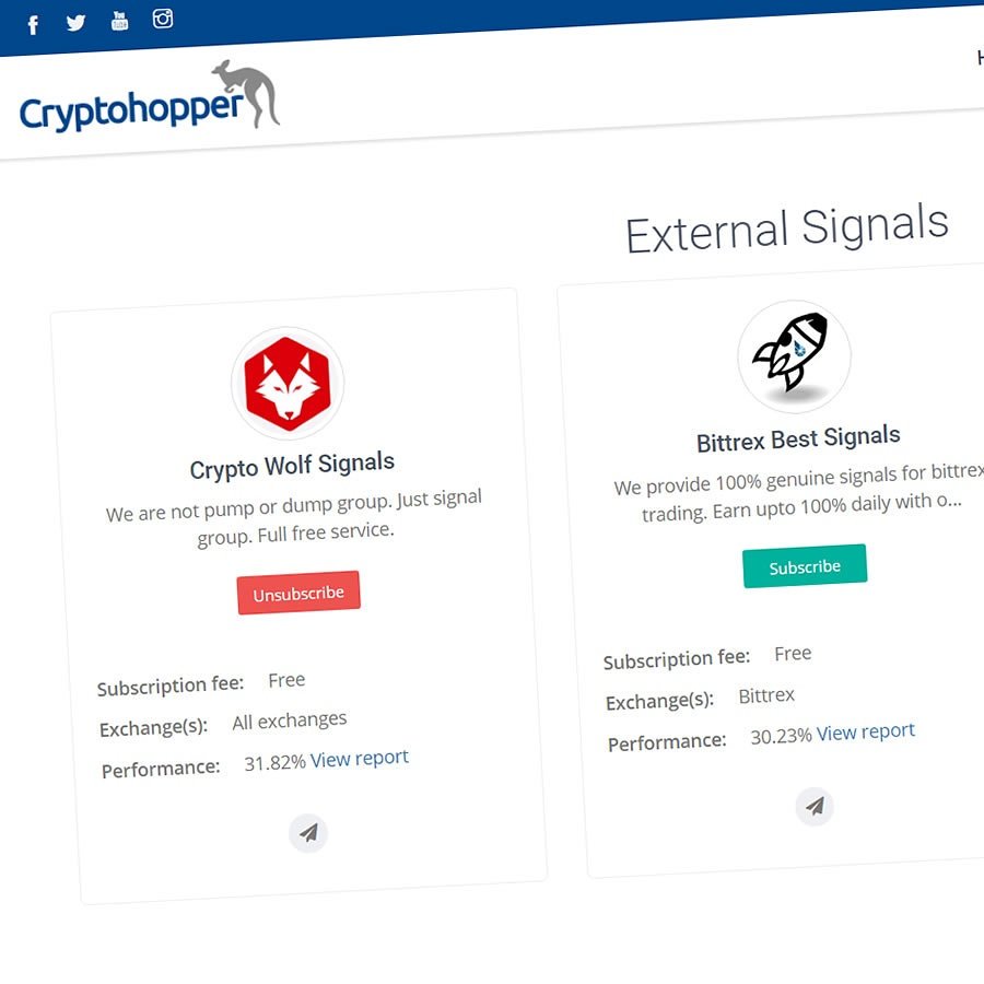 cryptohopper's tweet image. External signals and Telegram channels available soon! #sneakpeak #cryptocurrency #CryptoNews #bitcoin #altcoins