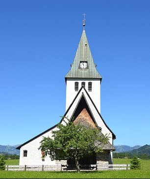 Jesus said to find him, look among the hungry. But we keep our money, to attach strings to the food. So the steeple is a middle finger.