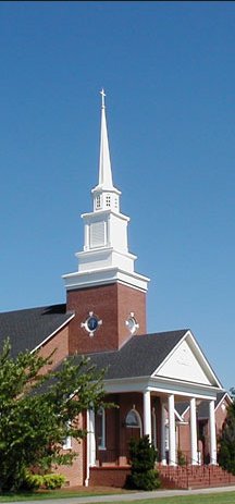 Jesus said to find him, look among the thirsty. But Flint has no water. And we support unjust power. So the steeple is a middle finger.