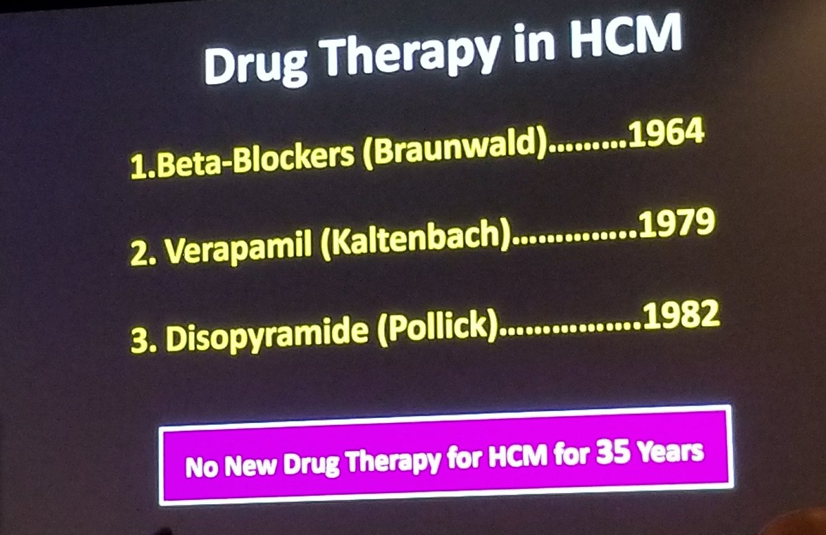 MasriAhmadMD's tweet photo. No new meds for HCM for 35 years
#HCMSummitVI
@4hcm @PittCardiology https://t.co/agqMWOmVq2
