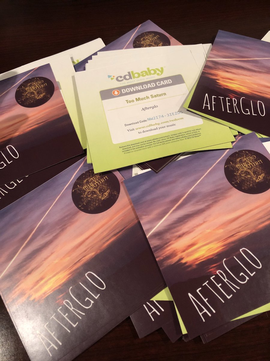 Download stickers arrived today just in time for the Single Release Party Saturday November 4 8:00 <a href="/silvieslounge/">Silvie's Lounge</a>