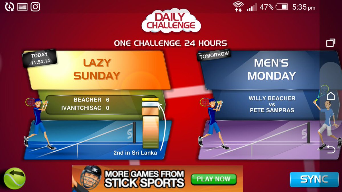 chamishka's tweet photo. Would I stand a chance to win a T-Shirt? @sticksports #Sticksports #sticktennis https://t.co/V8iJwdXwuX