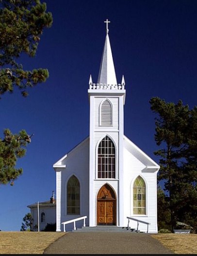 Jesus said to find him, look to the prisoners. And we do love a system that creates so many prisoners. And the steeple is a middle finger.