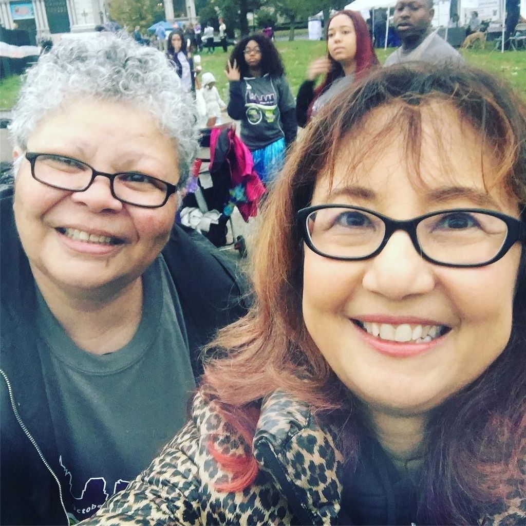 loraineballard's tweet photo. Great to see my old friend Sally Boyd @lupustristate #lupusloop @wdasfm @power99philly #lupus https://t.co/k4vSwTDT3G