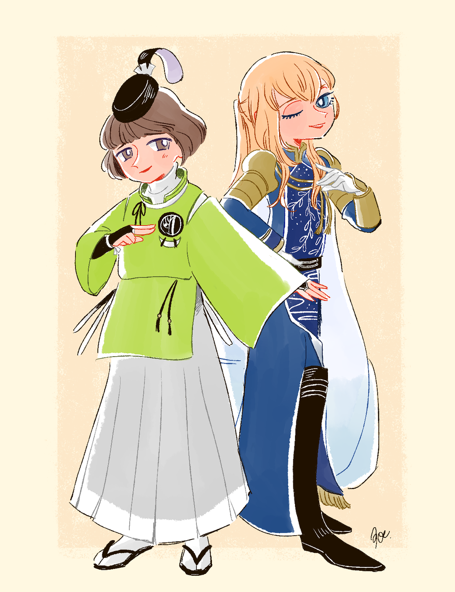 刀剣乱舞 神剣コンビの仮装をする前田藤四郎 乱藤四郎 刀剣速報 刀剣乱舞まとめブログ