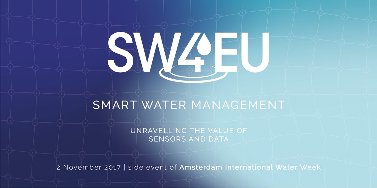 SW4EU's tweet photo. Learn about the long term future for innovation and water - in the very near future @RAI_Amsterdam Nov 2nd! #SW4EU https://t.co/jnDiEPzA2b https://t.co/Z1pPSLLDgK