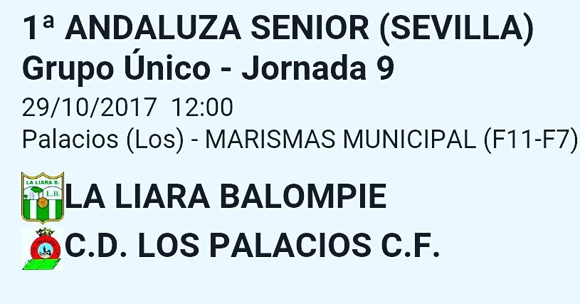 lospalacioscf's tweet photo. Senior

Final del partido.

La Liara 0-2 Los Palacios

Sensacional encuentro donde nos llevamos 3 puntos de oro

¡¡VAMOS ROJOS!! https://t.co/rG2Lv4xXo0