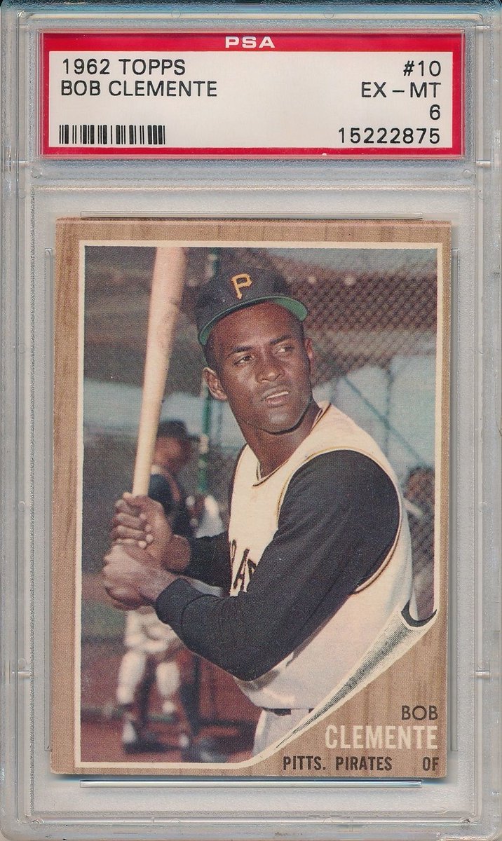 ThePitCards's tweet photo. Roberto Clemente #Pirates #HOF
#1962Topps #PSA6
We BUY @$58 ↑3
We SELL@$75 ↑7
Best eBay BIN Price $88
#PitBeatsEbay
https://t.co/gU0VqZHGgd https://t.co/384nbybZcw