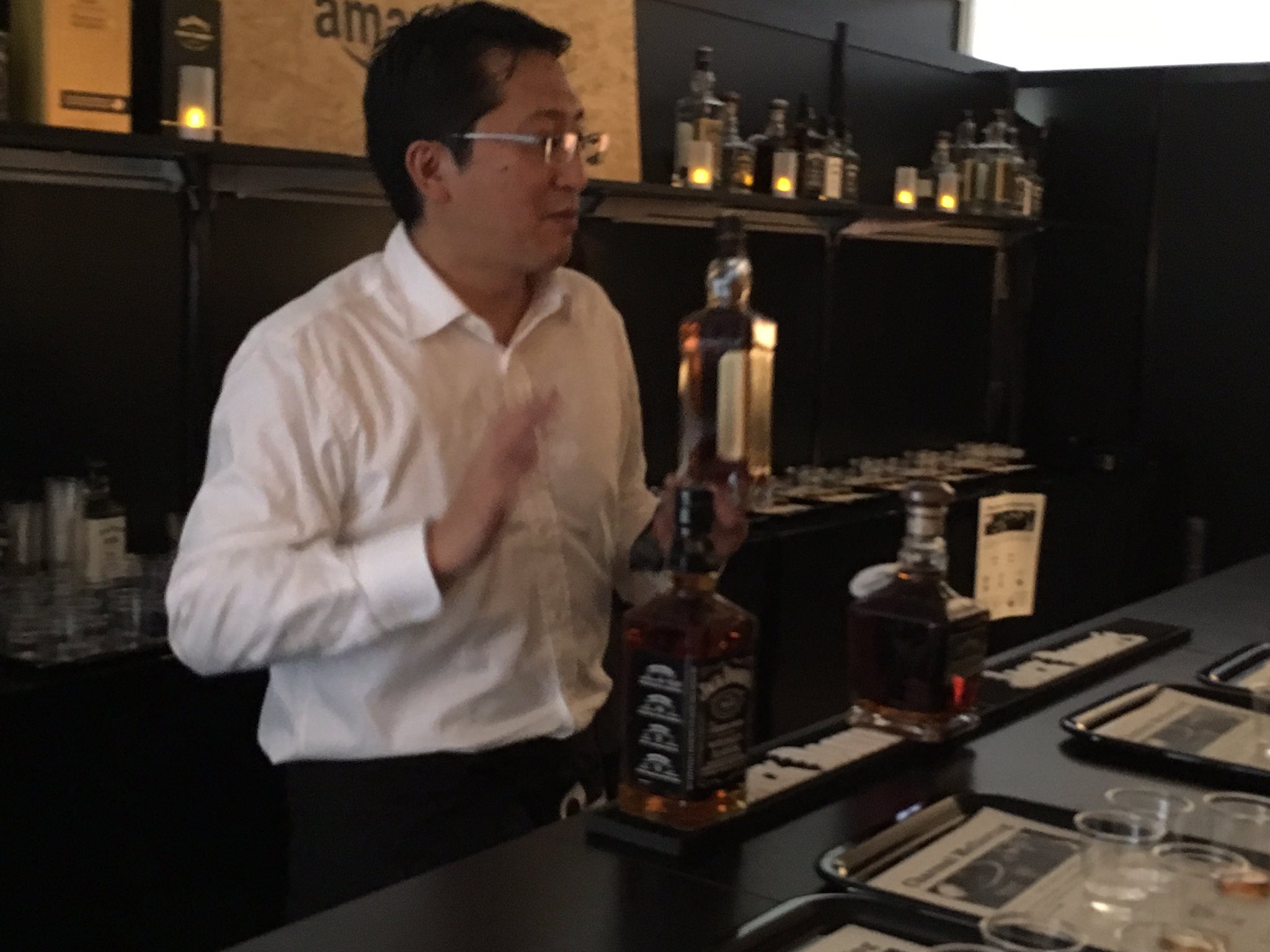 Daigo Kobayashi Amazonbar にてジャックダニエル ショートセミナー参加中 T Co L21prnavul Twitter