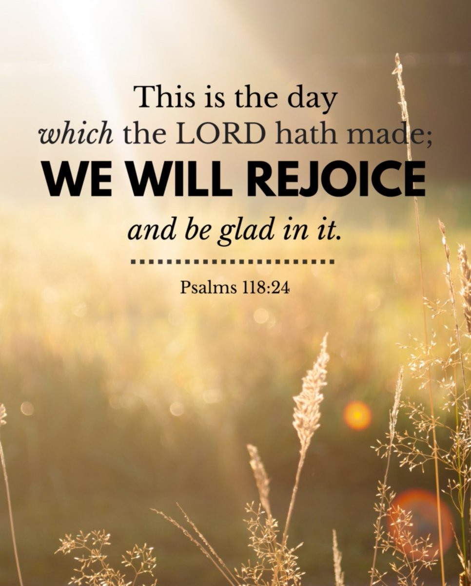 Treasures4Hope's tweet photo. This is the day that the Lord has made 🙏🏻 Rejoice!! #Scripture #Sunday #Psalms https://t.co/1YNbm1bLBG