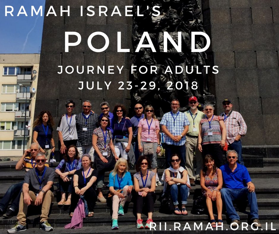 RamahSeminar's tweet photo. RII's Poland Journey for Adults is an amazing and inspiring experience - don't miss out this year!
Reshet Ramah: Alumni Network https://t.co/XV42aERRJ3