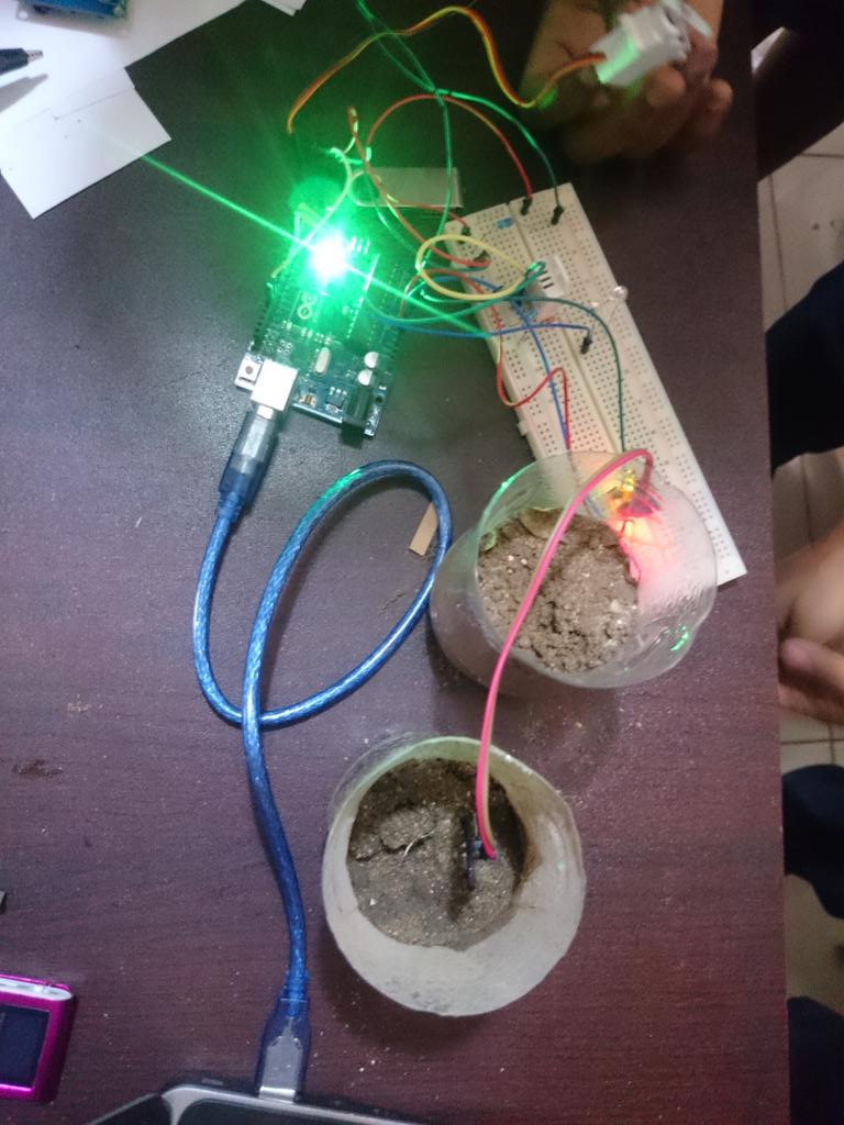 bunihub's tweet photo. #SHDDar #TeamPiedpiper also trying to use irrigation  to produce quality food crops with automatic irrigation system @shddar @rahabroadband https://t.co/oOloKJaCIT