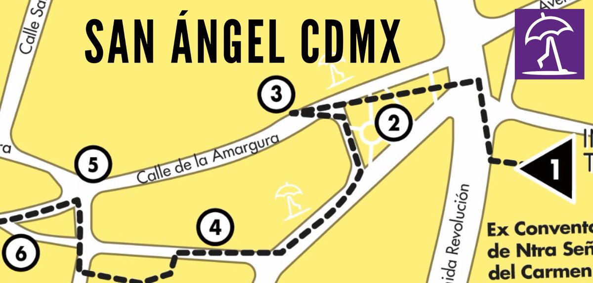 ¡Nos vemos aquí en un par de horas! 
Caminemos #SanÁngel #CDMX hoy domingo 10am goo.gl/maps/ywC2jhJ4W…