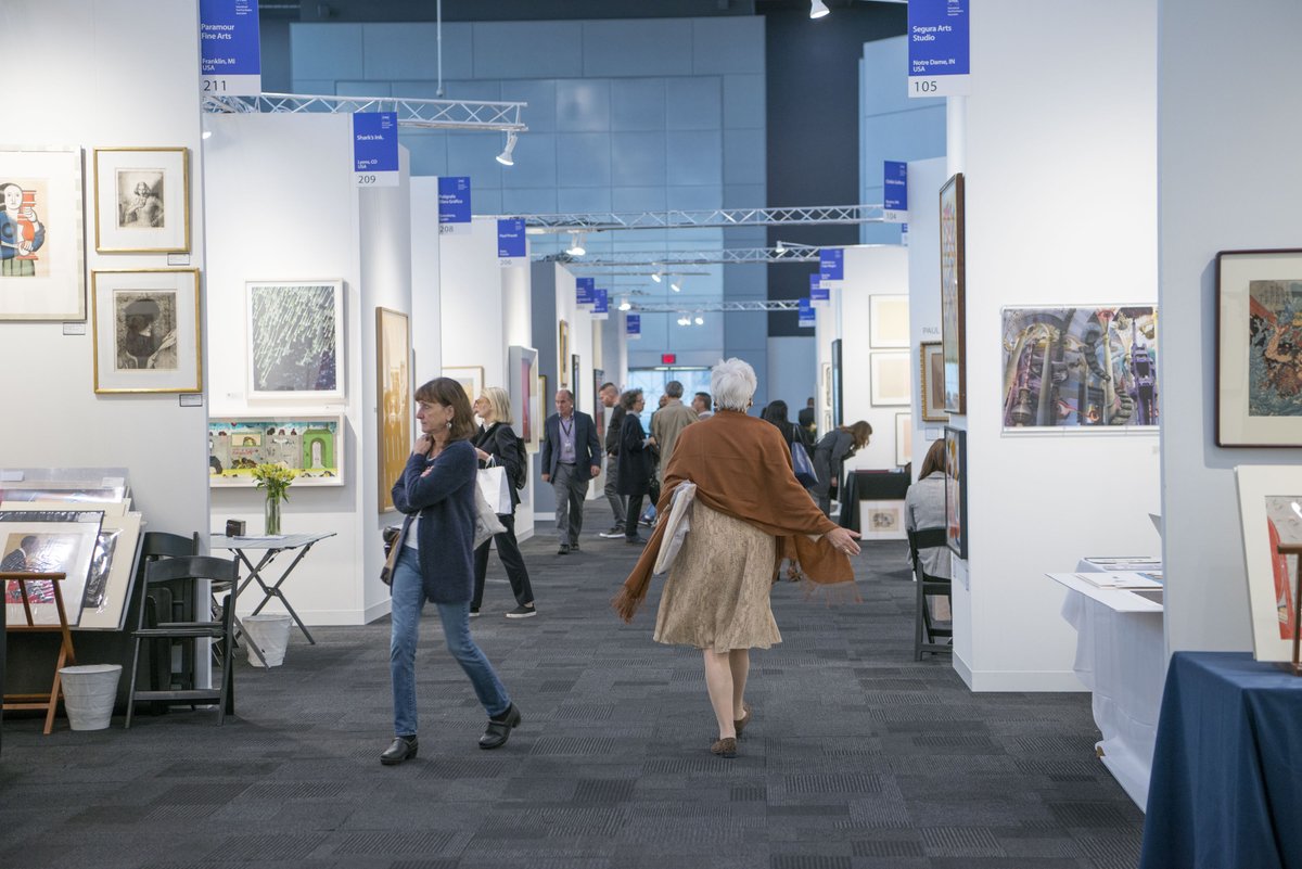 Join us on the last day of the #IFPDAFair at the @Javitscenter from 12 - 6 pm to see old masters to contemporary editions. #collectprints
