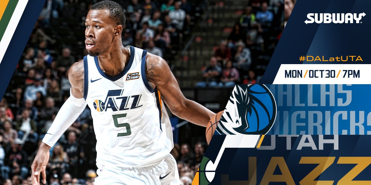 Jazz // Mavs // MONDAY  🎫🎫: bit.ly/2z22A1O  #DALatUTA https://t.co/5LOfCGF8zv