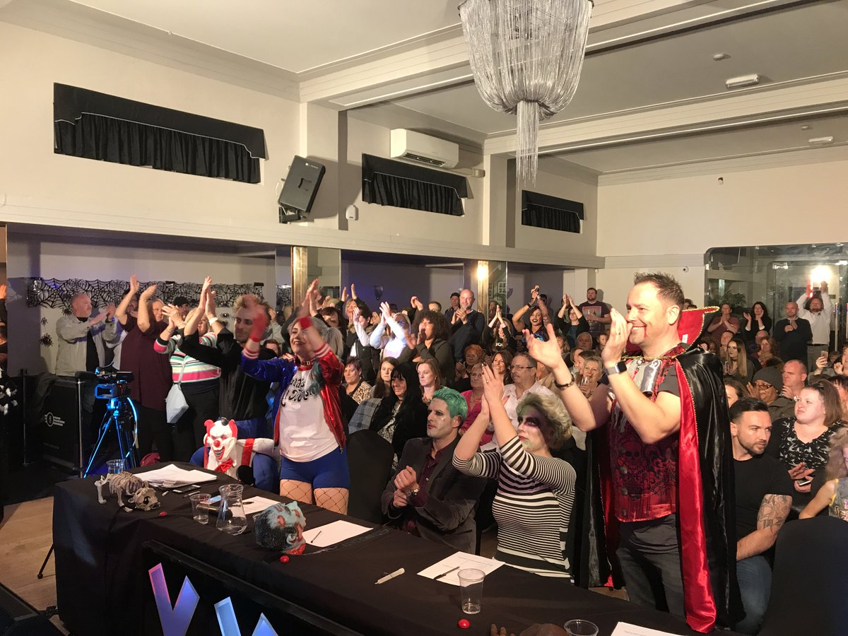 FactorEssexHQ's tweet photo. COMMENT: James Grant: "You needed a big ego for that! Everything was on point!" #RockHalloweenWeek https://t.co/5qfmiZLgQ9