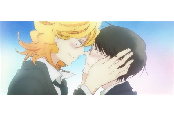 PilarBL612's tweet image. #ParejaFavorita No. 7: #Sajou y #Kusakabe de #Doukyuusei. No creo que sea fácil encontrar una pareja más adorable...