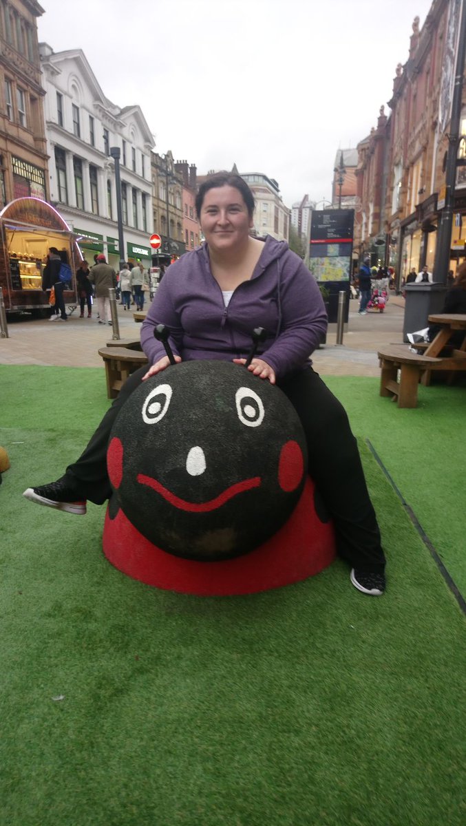 ValentineRuthy's tweet photo. #briggatepopupplay two playworkers enjoying the pop up play on Briggate Street this weekend 😀 https://t.co/aCFNtmAqAS