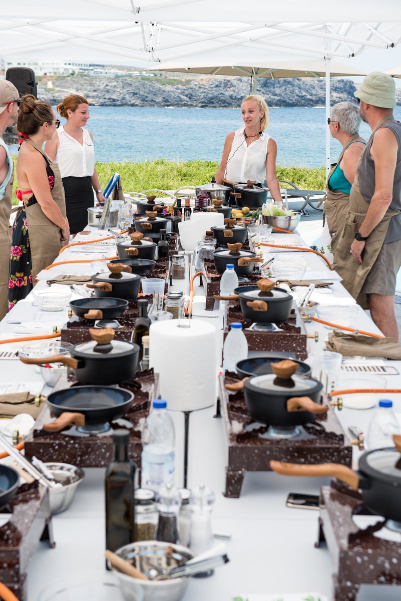 CookLikeACretan's tweet photo. A fun and interactive cooking class for any level of experience.A truly  hands-on experience with individual working  stations... https://t.co/BKc6Lunfzw