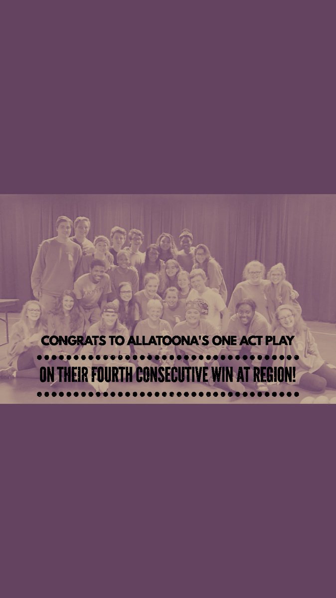 Congrats to <a href="/ahsdrama16/">AHS Drama</a> on their 4th consecutive win at region! #BeingABuc is staying #AnchoredInExcellence in ALL we do! #GoBucs