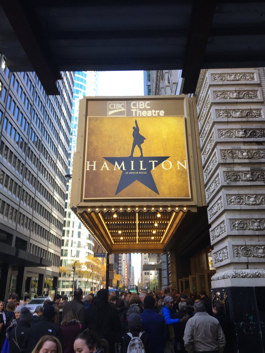 mdeweerd8's tweet photo. Finally get to be in the room where it happens #HamiltonChicago #eightmonthwait https://t.co/AmifYGUzZn