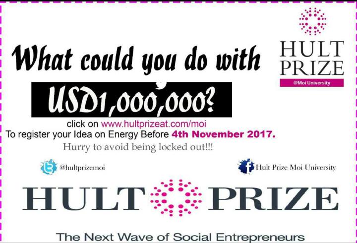Remember the deadline is near and ur idea could win you $1000000 #Hp18 #hultprizemoiuni <a href="/HultPrizeMoi/">Hult Prize Moi</a>