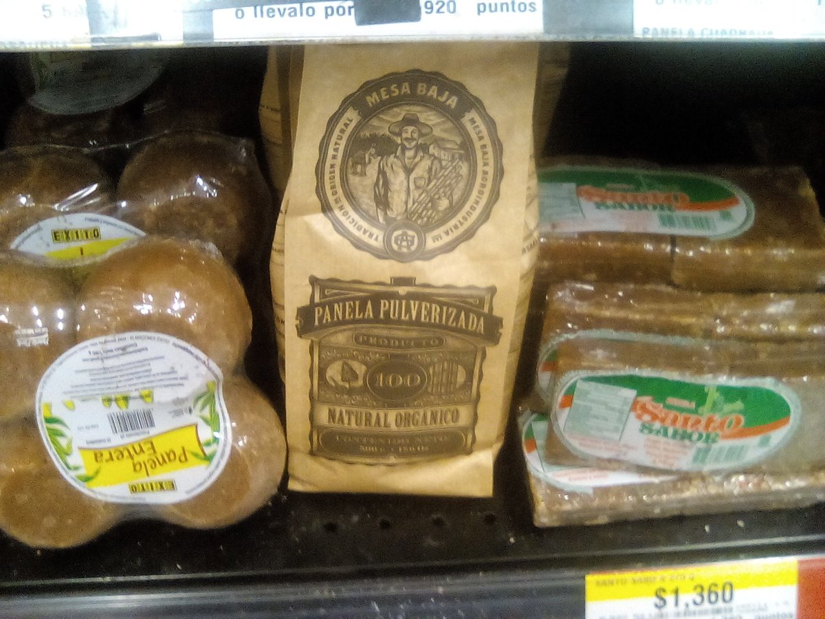 MundoPanela's tweet photo. #SabíasQue hay una nueva Panela Orgánica 👉#MesaBaja 👈 de #cooperativas #Colombianas en  @almacenesexito y es un producto #Kosher #Vegan https://t.co/xtMHq4Yv1Z