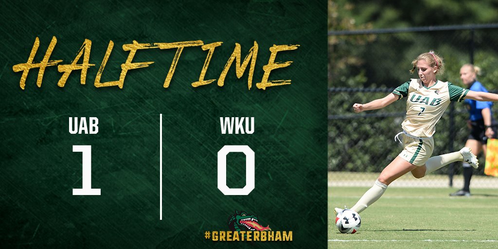 UAB_WSOC's tweet photo. The first 45-minutes were fun and we hope the final 45 are just as much fun too!
#GreaterBHAM https://t.co/uLAw5ZKzWG