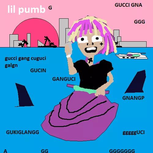 poorlydrawnhxc's tweet photo. .@lilpump - Lil Pump https://t.co/WpNP1MTU3y