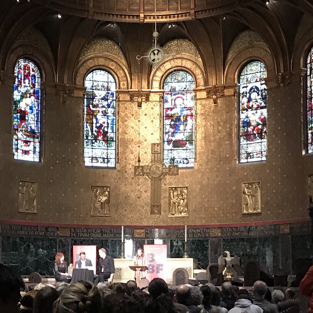 cissathatwalk's tweet photo. I loved getting to see @maureendowd @JYSexton and @tomashbrooknpr yesterday at #bbf2017 So much talent in one (beautiful) room! https://t.co/4QsK8Ss3GS