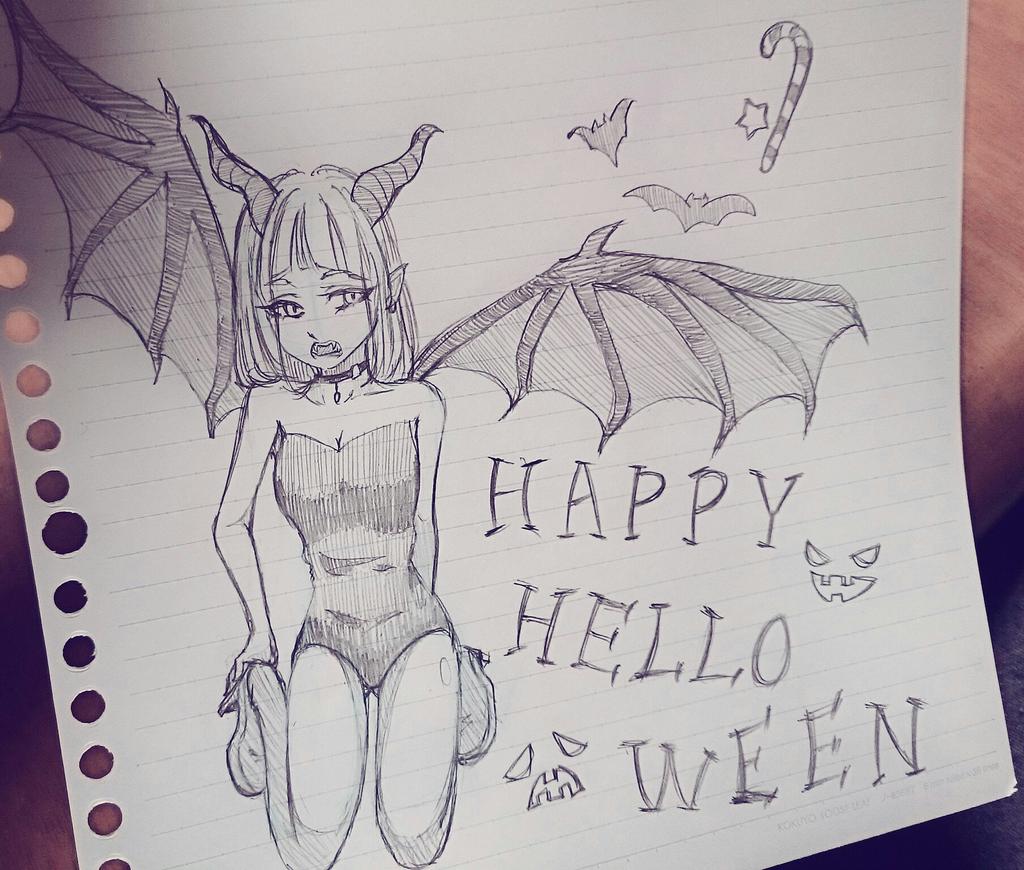 rokitamn_paint's tweet photo. そろそろハロウィンじゃね？って最近気づいたの。
#イラスト
#アナログ絵描きさんと繋がりたい 
#絵描きさんと繋がりたい 
#少しでもいいなと思ったらRT 
#フォローお願いします 
#ハロウィン絵 https://t.co/kp0m3UvCmk