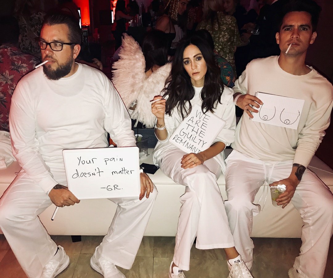 PATDLatam's tweet photo. Brendon junto a Sarah y Zack asistiendo a una fiesta de Halloween el día de ayer. 📸- @ZackCloudHall &amp; @hellosarahurie en Instagram. https://t.co/TB0bcikKRA