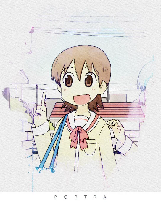 日常のイラスト描いてみた題名「ゆっこは口が軽い」Part2#日常#イラスト#portra 