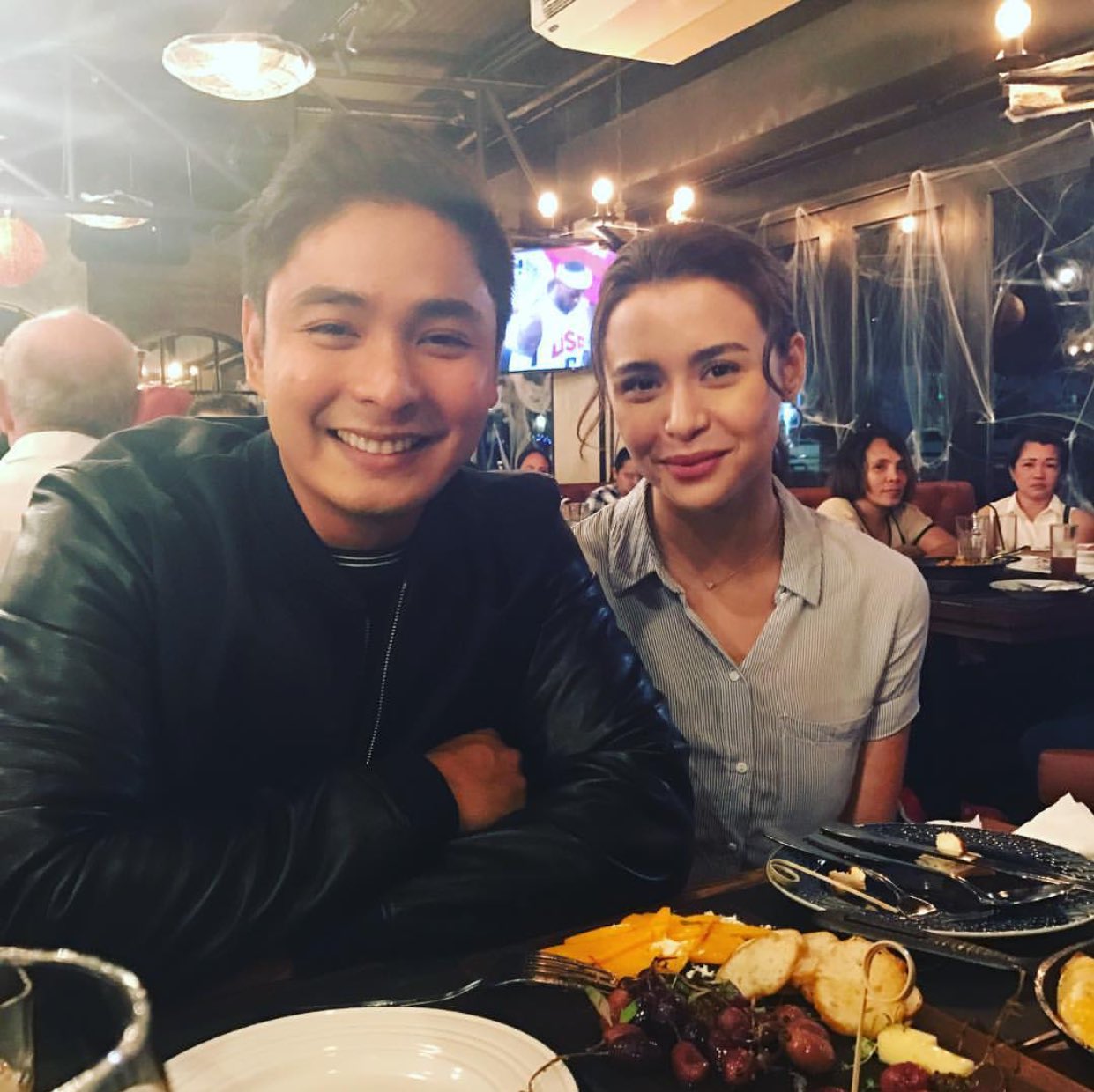 Our baby girl with the birthday boy. Happy birthday Coco Martin!  Yassi s IG, sir deo 